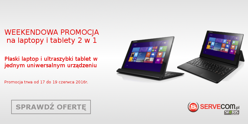 Promocja laptop i tablet 2w1