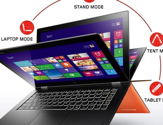 Lenovo Yoga 2 Pro tablet rozmiar XXL - została zastosowana rozdzielczość QHD – 2560 na 1400 pikseli na zaledwie 13 calach. Grafiki o wysokich rozdzielczościach, czy też video prezentują się na urządzeniu świetnie.