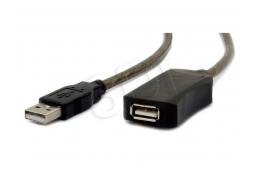 Kabel GEMBIRD  UAE-01-5M (USB 2.0  - USB 2.0 ; 5m; kolor czarny)