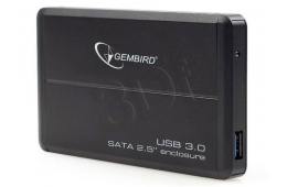 Obudowa GEMBIRD  EE2-U3S-2 (2.5"; USB 3.0; Aluminium; kolor czarny)