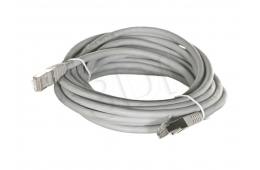 Patchcord A-LAN KKS6SZA5.0 (RJ45 - RJ45; 5m; STP; kat. 6; kolor szary)