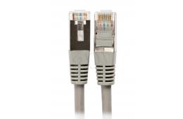 Patchcord A-LAN KKS6SZA1.0 (RJ45 - RJ45; 1m; STP; kat. 5e; kolor szary)