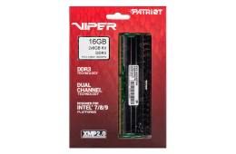 Pamięć Patriot Memory Viper 3 PV316G160C9K (DDR3 DIMM; 2 x 8 GB; 1600 MHz; CL9)