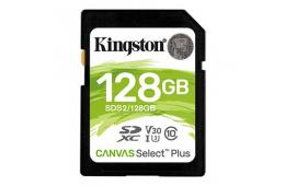 Karta pamięci Kingston Canvas Select Plus SDS2/128GB (128GB; Class U3, V30; Karta pamięci)