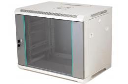 Szafa rack A-LAN SW-6U-600-600-N-DSJ-OP-RP-B-S (wisząca; kolor szary)