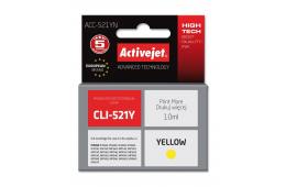 Tusz Activejet ACC-521YN (zamiennik Canon CLI-521Y; Supreme; 10 ml; żółty)
