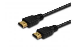 Kabel SAVIO cl-37 (HDMI M - HDMI M; 1m; kolor czarny)