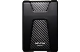Dysk zewnętrzny HDD ADATA DashDrive Durable HD650 AHD650-1TU3-CBK (1 TB; 2.5"; USB 3.1; 32 MB; 5400 obr/min; kolor czarny)